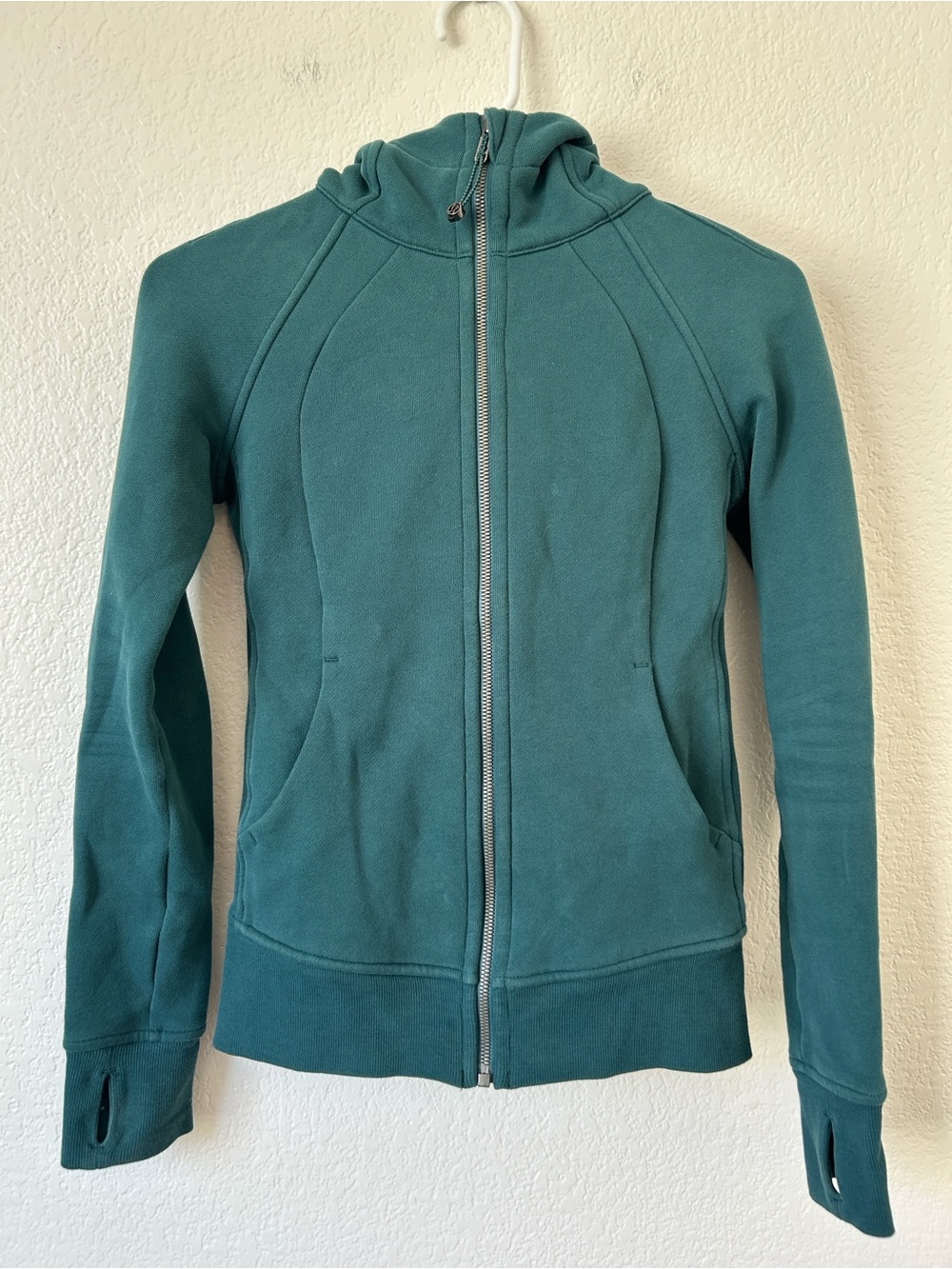 lululemon athletica Teal Full-Zip Hooded Jacket